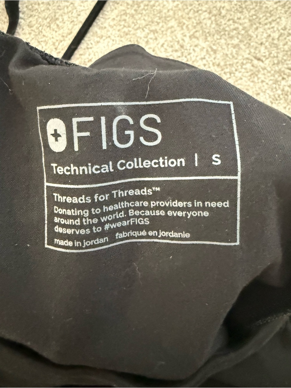 Figs Black Kade Straight Leg Scrub Pant Women’s Size Small - Picture 8 of 9